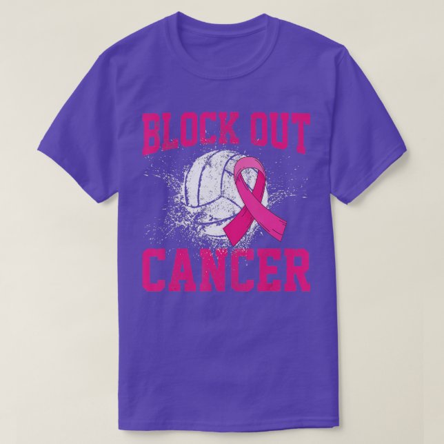 Blockera ut medvetandegraden om bröstcancer t shirt (Design framsida)