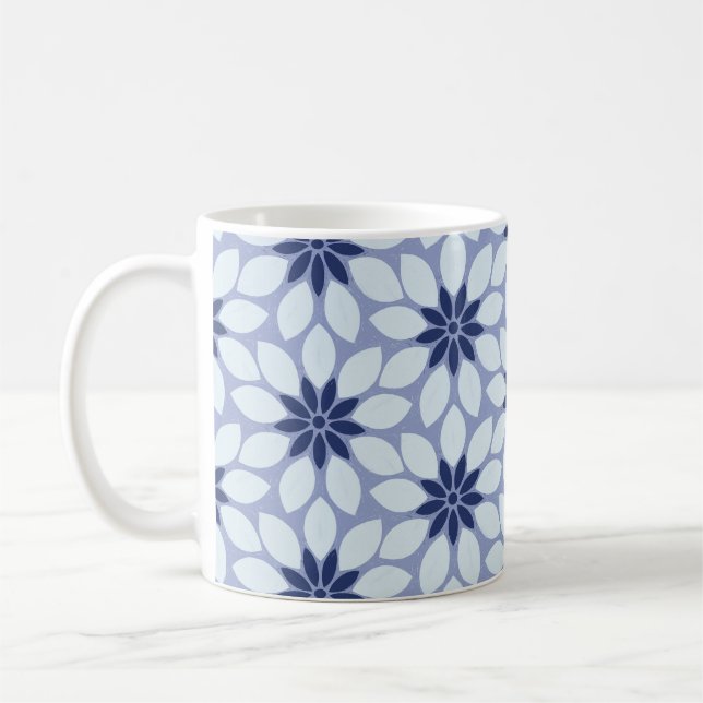 Blockera utskrift av blått bläckstråle kaffemugg (Vänster)