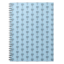 Blockera utskrift av Palmetto Träd Spiral Journal