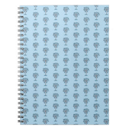 Blockera utskrift av Palmetto Träd Spiral Journal Anteckningsbok