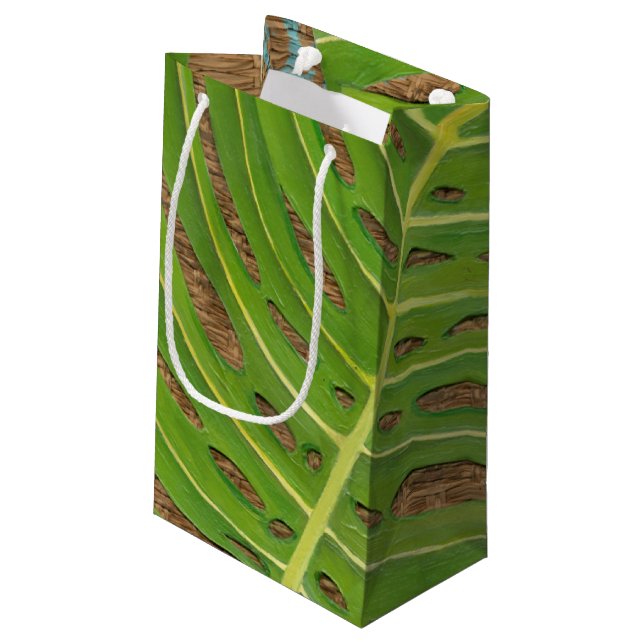 Blockera utskrift, Handflatan på Wicker-bakgrund (Baksidan Vinklad)