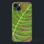 Blockera utskrift, Handflatan på Wicker-bakgrund<br><div class="desc">Chariklia Zarris skapat detta blocktryck handflatan biet. Den bruna av torkarbakgrund skapar en iögonfallande jordisk känsla för att handflatan löv ska vila på. Om du inte kan äga din egen handflatan träd är det här nästa bästa sak!</div>