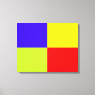 Blockerad arbetsyta med färg canvastryck