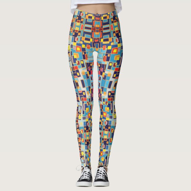 Blockerad Leggings (Framsida)