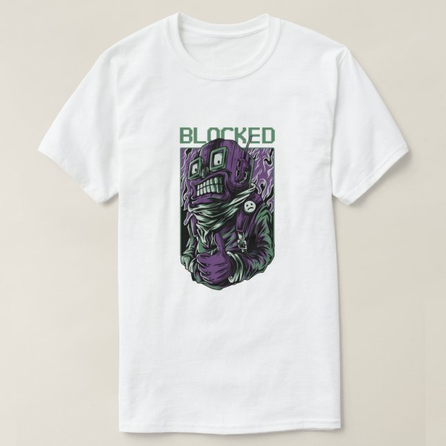 Blockerad start t shirt (Design framsida)