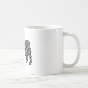 Blockerad tjur kaffemugg