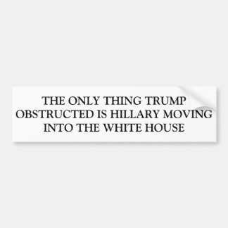 Blockerad trumf bildekal