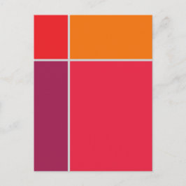 Blockerar 2 geometrisk vykort