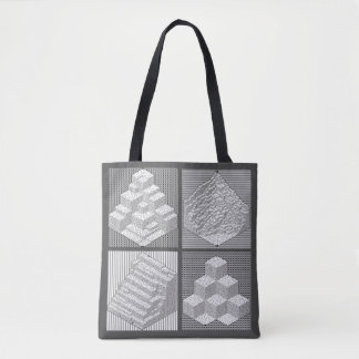 Blockerar Maze Puzzle Tote Bag Tygkasse