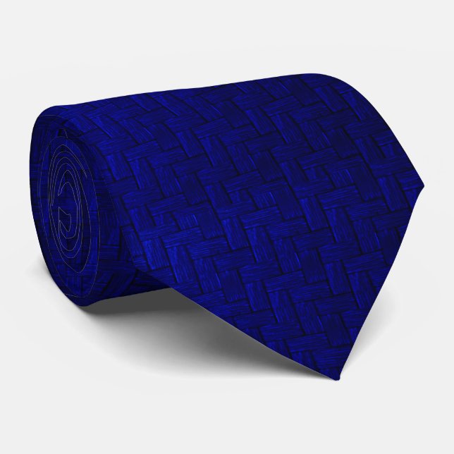 Blockerat Royal Blue Necktie Slips (Rullad)