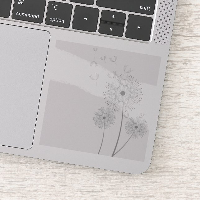 Blockering av Dandelion Seeds Klistermärken (Detalj)