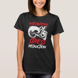 Blockering av Stressat reduktion med bakåttrycksfä T Shirt