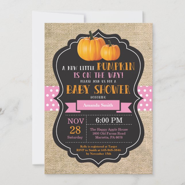 Blockeringskort för inbjudet babybabyskor med lite inbjudningar (Framsida)