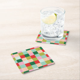 Blocket Merry & Bright Färg Underlägg Papper Kvadrat