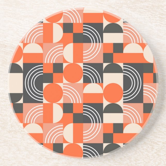 Blocket mönster i det ljusa geometriska färg. underlägg (Framsidan)