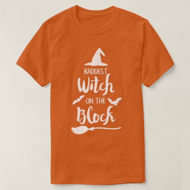 Blocket på Halloween Funny74 T Shirt (Design framsida)