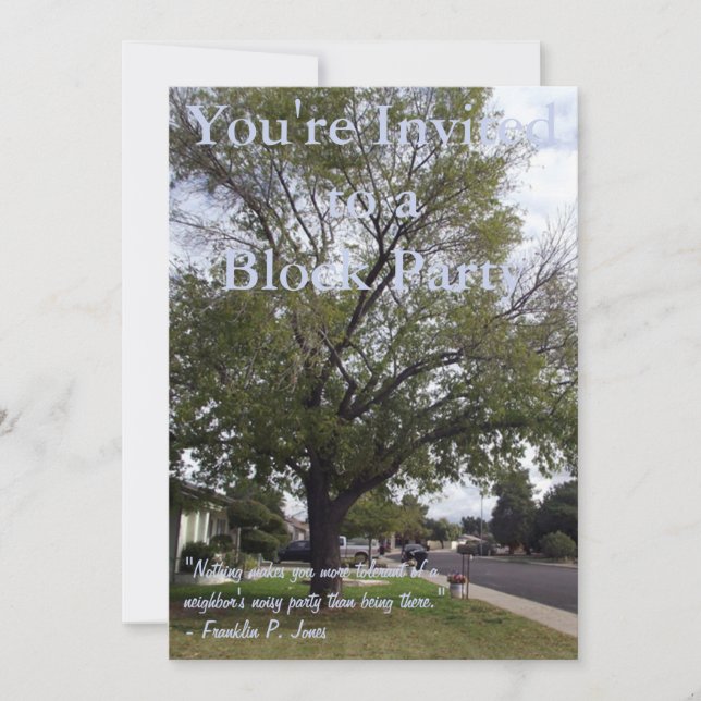 Blockfest Inbjudningar (Framsida)