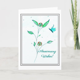 Blockflygare för grillar-blommor-årskort kort
