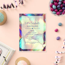 Blockflygets födelsedagsinbjudan akryl