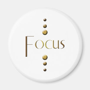 Blockfokus 3 punkter Guld Magnet