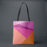 Blockformer av modern Lila Geometric Färg Tygkasse<br><div class="desc">Höj din vardag stil med den här moderna toteväskan som har en geometrisk utformning i rikens skuggor av rosa, värme och terracotta. Den fetstilta vinkeln mönster ger en contemporary, skapar perfekten för att transportera bokar, livsmedel eller dagliga essenser i stil. Oavsett om du ska arbeta, skolan eller marknaden blandar den...</div>