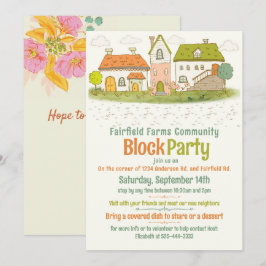 Blockgruppsinbjudan Inbjudningar