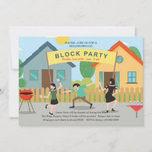 Blockgruppsinbjudan Inbjudningar