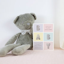 Blockinbjudan till Silver-babyskor i Färg-block