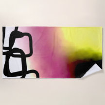 Blockkedja: Abstraktens Rosa, Gult, svartvitt