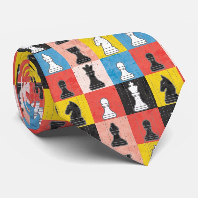 Blockkontrolltavla för Delar Färg i Chess Slips (Rullad)