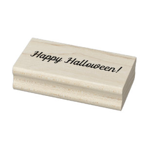 Blockmonterad gummi Frimärke i happy halloween Stämpel