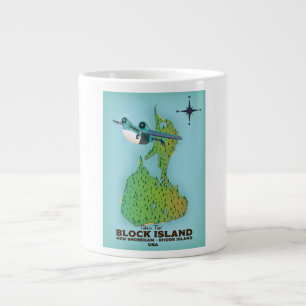 blockö New Shoreha ,Rhode island Jumbo Mugg