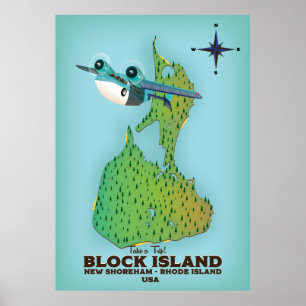 blockö New Shoreha ,Rhode island Poster