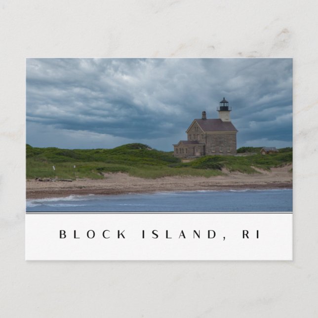 Blockö, vykort för Rhode island (Framsida)