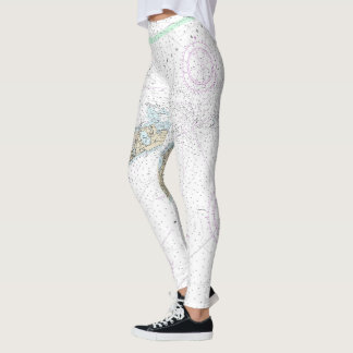 Blocköns Ljud och inflygningssjökort Leggings