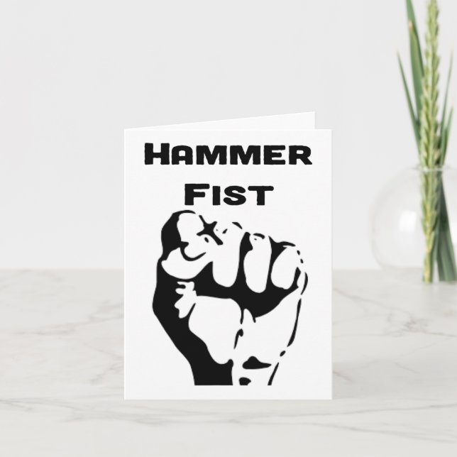 Blockout Boxing Hammer Fist Kort (Framsida)