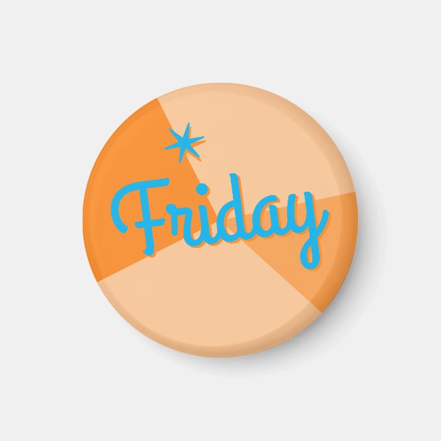 Blockplanerare för Retro Färg Magnet (Framsidan)