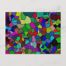 Blockplatta för fastsatt glas - vykort