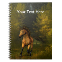 Blockskin Horse Notebook