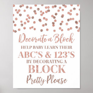 Blockspelstecken för dekoration av blocklås för ro poster