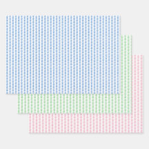 Blocktryckta blommor presentpapper