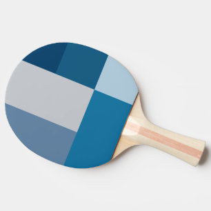 Blockutskrift av grått och Färg Pingisracket