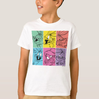 Blockuttryck för KRYP BUNNY™ Färg T Shirt