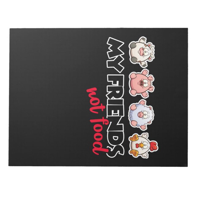 Bloco de notas vegan anteckningsblock (Framsida)