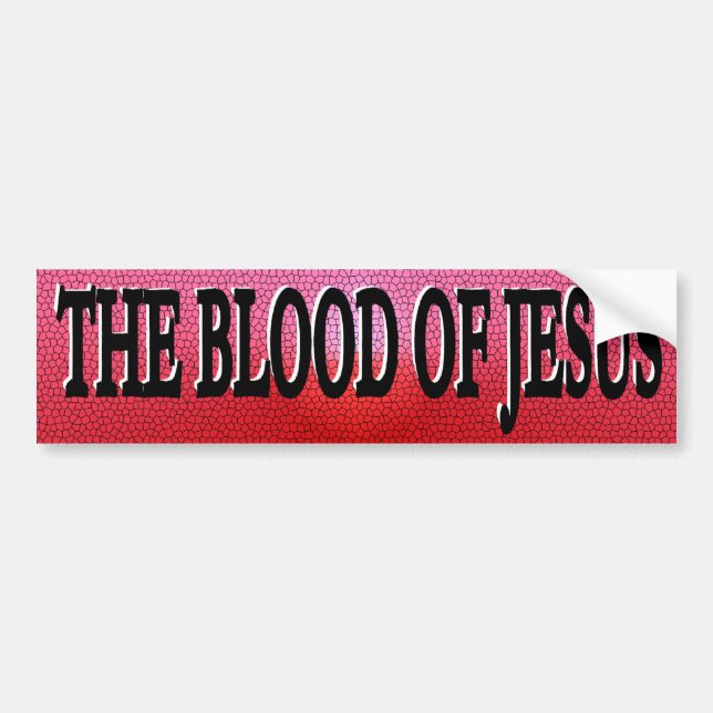 Blod av den Jesus bildekalet Bildekal (Framsidan)