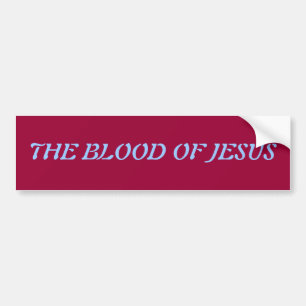 Blod av den Jesus bildekalet Bildekal