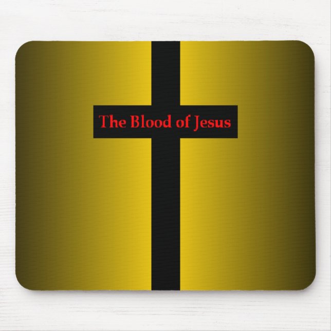 Blod av Jesus Mousepad Musmatta (Framsidan)