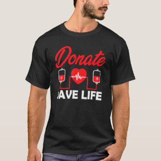 Blod Donor Phlebotomy Kit Donation Spara Lives Don T Shirt