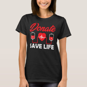 Blod Donor Phlebotomy Kit Donation Spara Lives Don T Shirt