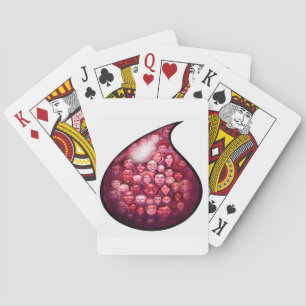 Blod Drop Spel Kort